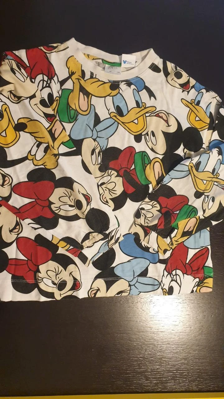 T-shirt Zara Mickey & Friends Manga Comprida